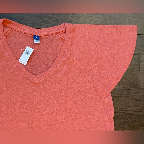 Old Navy Women’s Oversized V-Neck Linen-Blend Tunic T-Shirt Size M - Picture 9 of 10